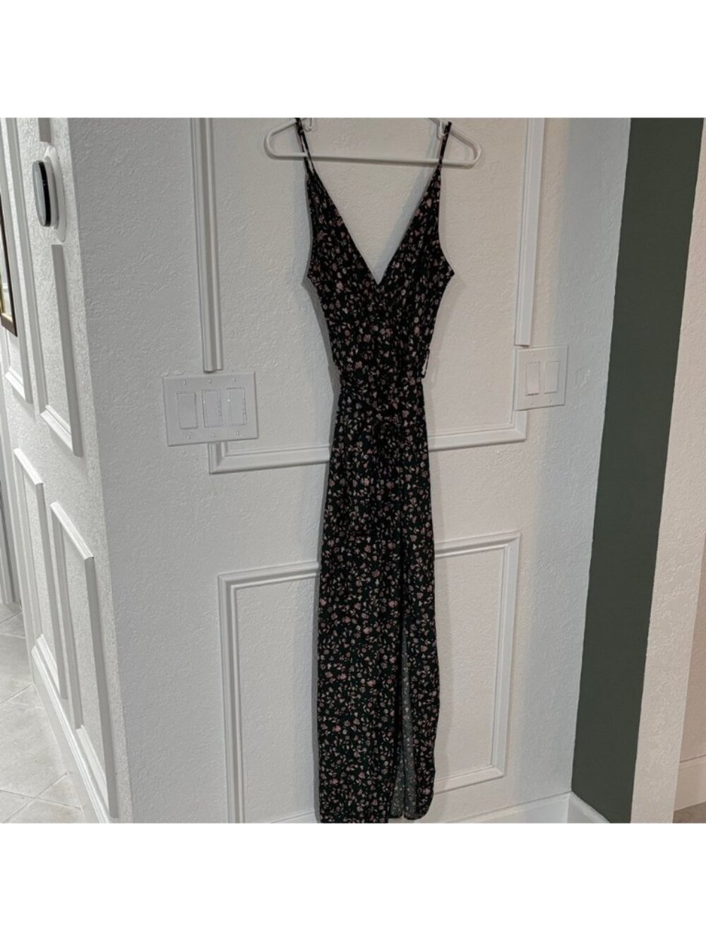 SHEIN green Floral Maxi Dress